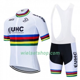Fietskleding (Fietsshirt + Korte Koersbroek) 2020 UHC UCI World Champion N001